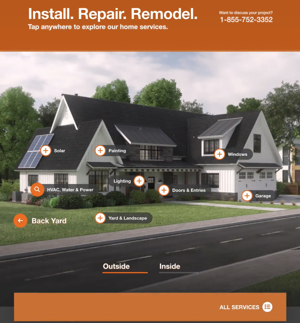 Home Depot: Attract to capture